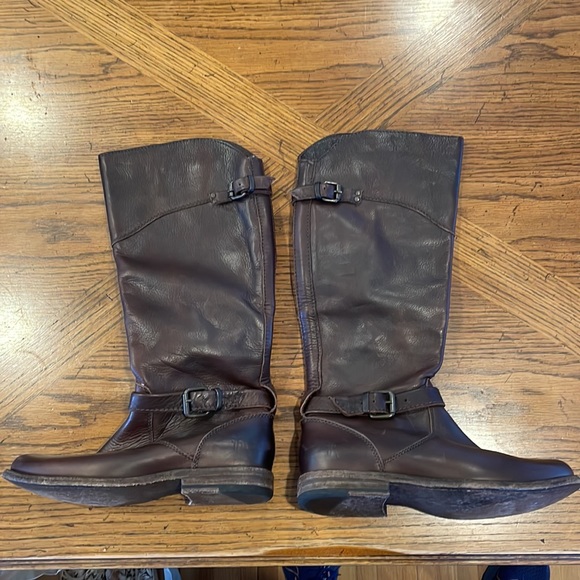 Womens Frye KneeHigh boot brown leather size 8B - Picture 2 of 7